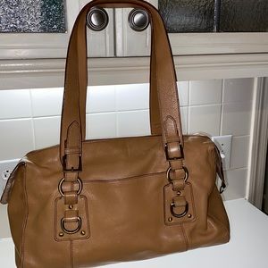 Etienne  Aigner tan leather pocketbook